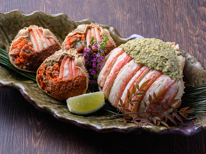 プレミアムズワイガニ 雌雄の甲羅盛り 夫婦宝船